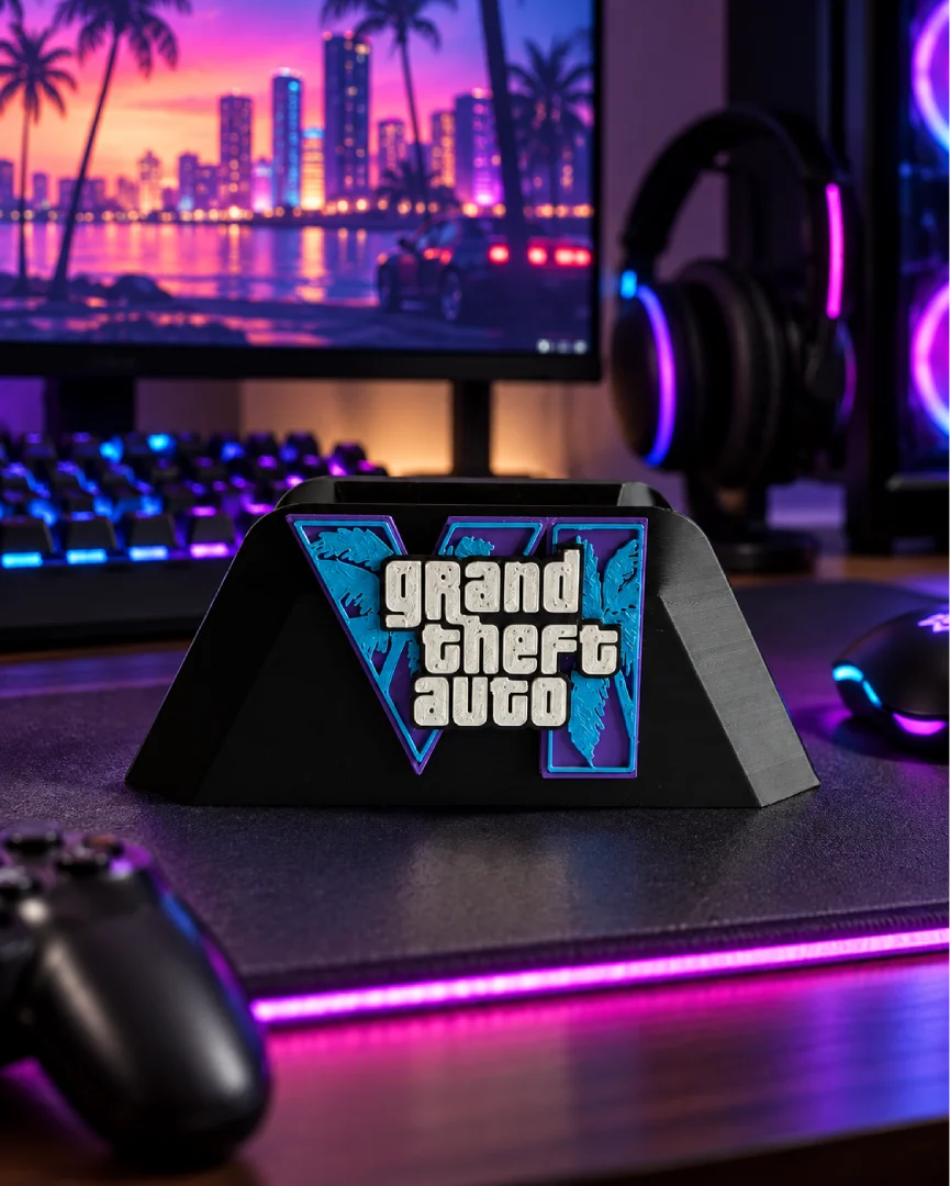 Suporte para controle PS5 temático GTA VI - Imagem 3